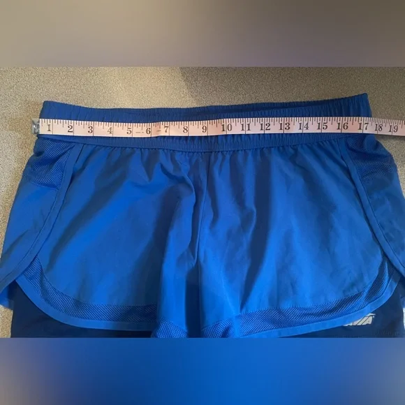 Avia Blue Active Performance Layered Shorts Size Large - Picture 9 of 11